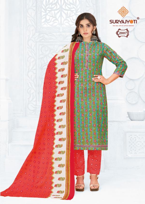 Suryajyoti-Preyasi-Vol-2 Lawn Cotton Readymade Designer Suit